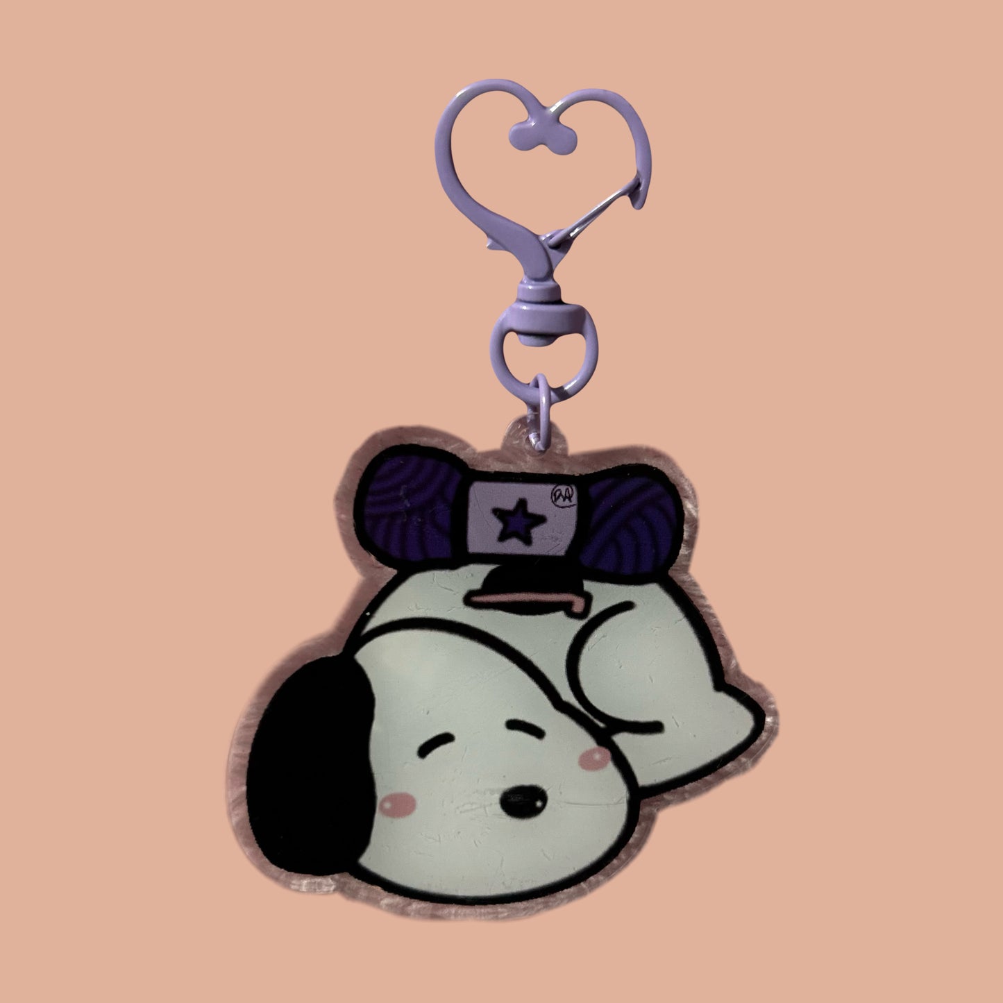 dog sticker and keychain