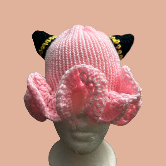 psychic ruffle hat