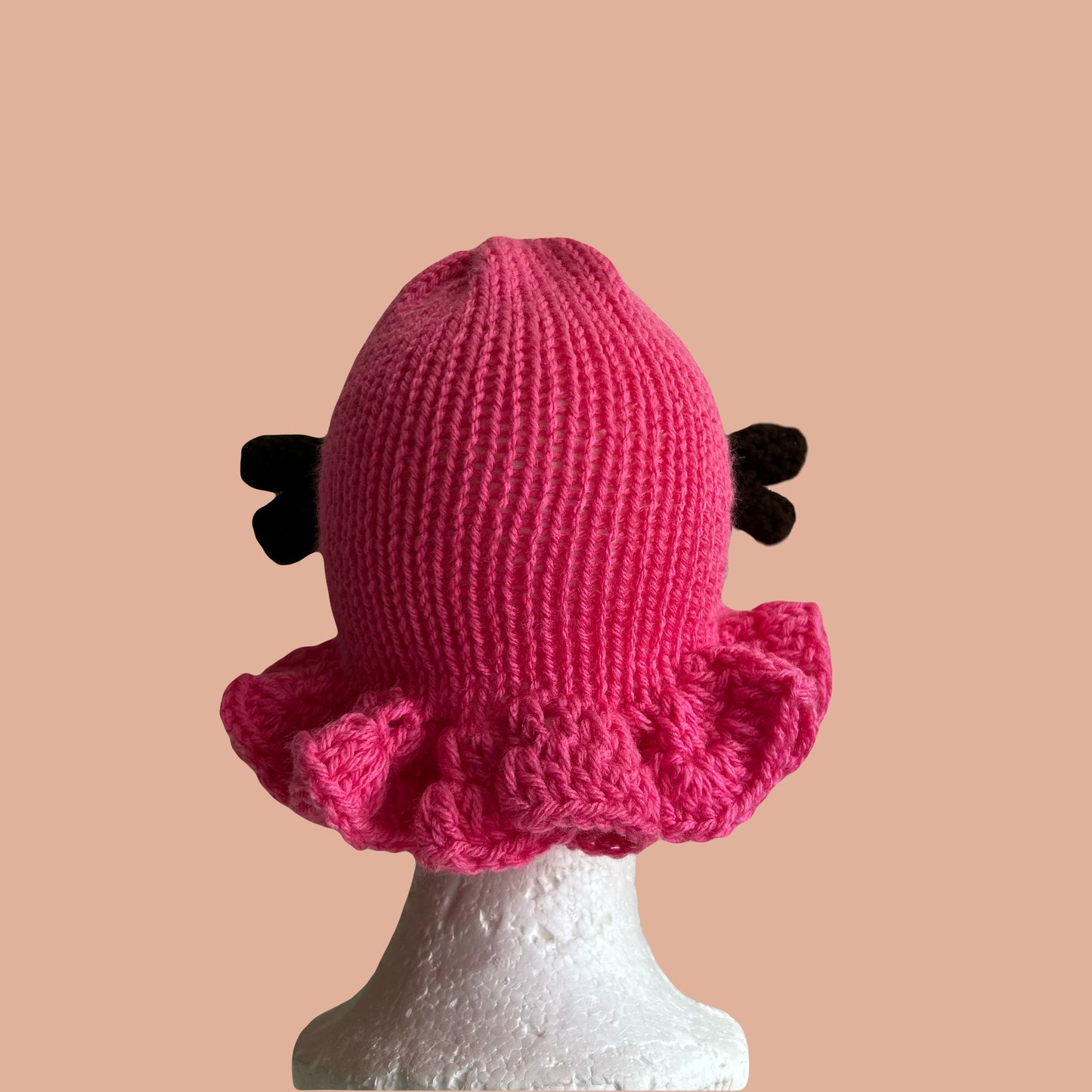 doctor crochet ruffle hat