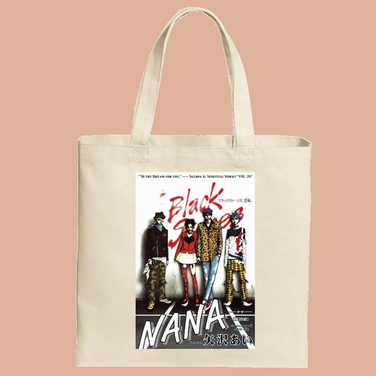 black stones tote bag