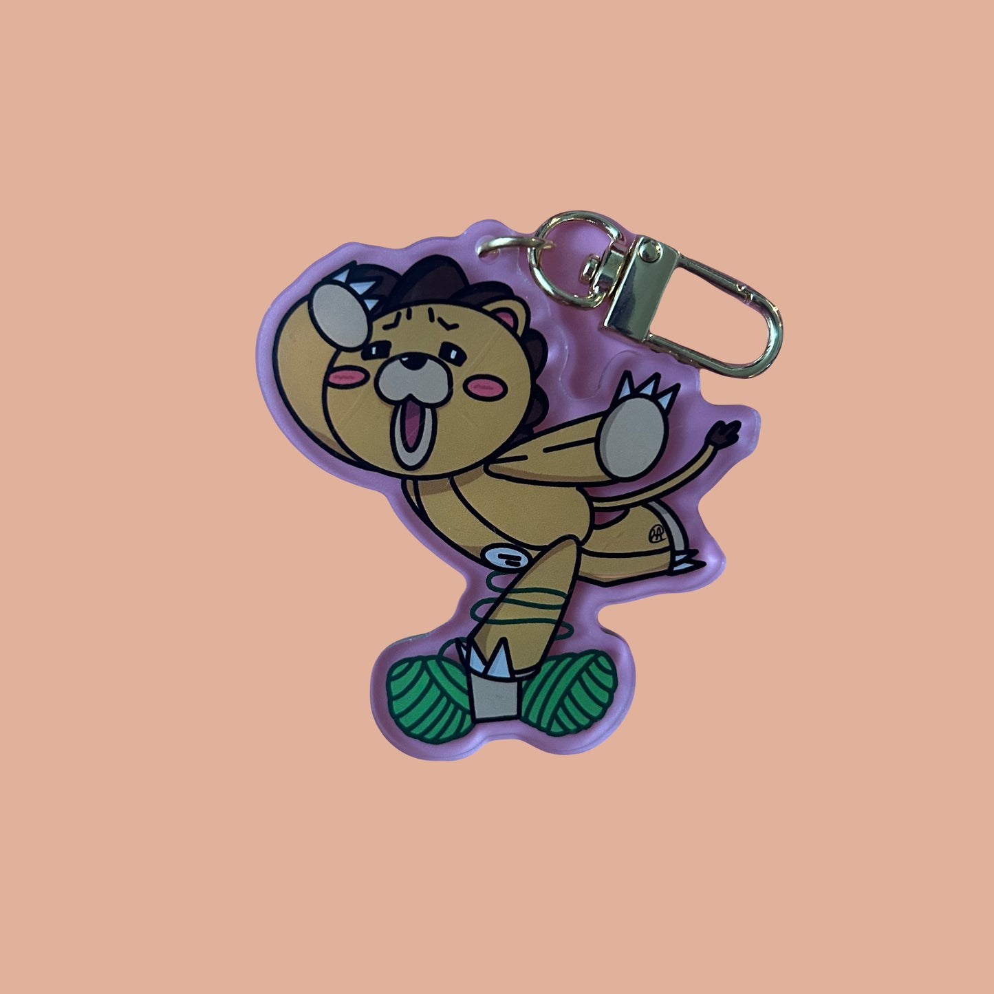 lion sticker and keychain