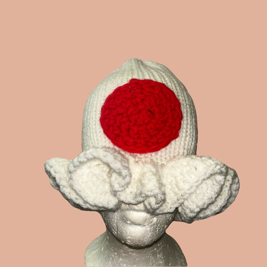 toad ruffle hat